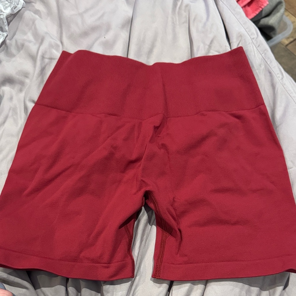 Women's Athletic Burgundy Shorts